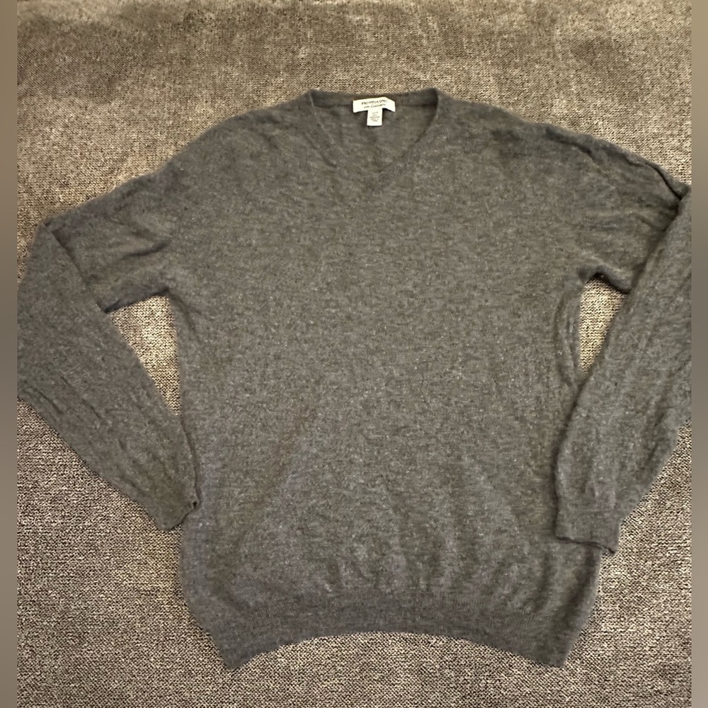 Pronto Uomo gray cashmere sweater